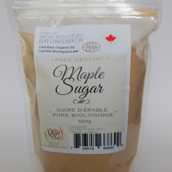 organic maple sugar 500 gram bag